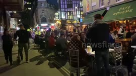 Londoners pack Soho streets on Sunday night on first weekend since lockdown rules were eased