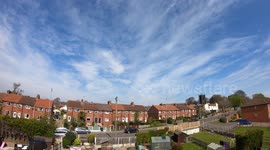 Day to night time lapse from a Leeds village