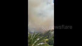 South Africa: Explosion At Table Mountain Fire In Cape Town Caught On Camera 3