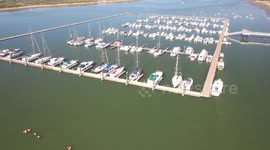 playas de huelva con drones