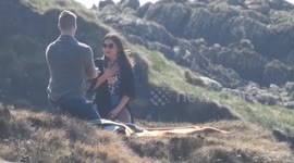 Irishman surprises his Brazilian girlfriend with a meticulously planned proposal by drone
