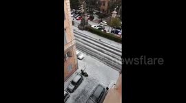 Italy: Hailstorm Hits Rome, Turns Streets White 2
