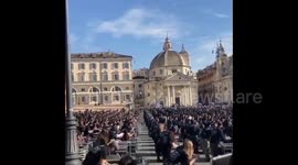 Italy: Entertainment Workers Protest COVID-19 Lockdown In Plaza Del Popolo 2