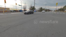 Empty shopping malls, stores closed and massive unemployment as the Ontario Canada COVID 19 lockdown and stay home order continues