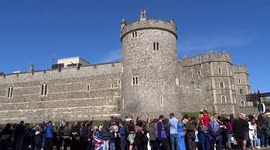 Crowds of mourners from around the world line up Castle Hill and Windsor High Street ahead of Prince Philip funeral