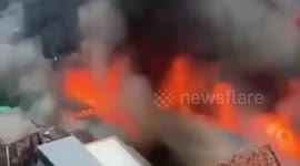 Hundreds of Houses Burned Down in Taman Sari, West Jakarta, Indonesia
