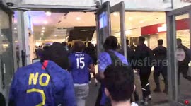 European Super League: Chelsea fans enter Fulham Broadway shopping centre en masse after Stamford Bridge protest