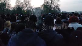 Hyde Park 420 protesters continue to party