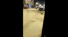 Funny Boys enjoy with instruments dholl playing.