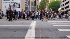 Atlanta demonstrators celebrate Derek Chauvin verdict