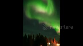 Stunning aurora spotted in Alaska