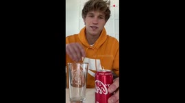 'Chuggernaut Chugs a Can of Coca-Cola in Record Time'