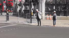 Stanley Johnson In Westminster