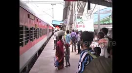 Train passengers jump walls to dodge Covid test