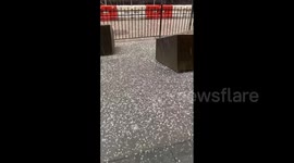 US: Pea-Sized Hail Storm Hits New York City