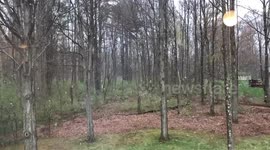 Snowy Spring Cold Front - Southern Vermont - April 21 - 2021 - Landscape