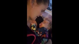 Sweet video shows mother and baby girl's bond growing over 18 months