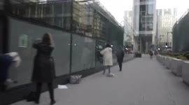 UK: Climate Activists Smash Windows Of HSBC In London To Protest Bank’s Financing