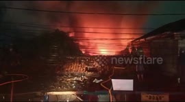One fire house in west jakarta Indonesia