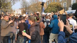 Chelsea Supporters Celebrate As Chelsea FC Announces Its Intention To Leave European Super League