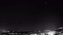 Lyrid meteor shower seen over Hawaii on Earth Day