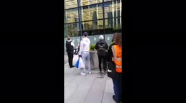 UK: Climate Activists Smash Windows Of HSBC In London To Protest Bank’s Financing 2