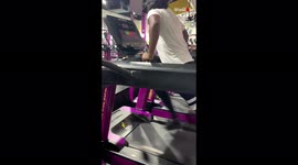 'Treadmill is Way Too Fast for this Girl | Gym Fail'