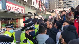 Newsflare Edit - Newsflare Edit - Police Move In At Kroneke Out Protest At Emirates Stadium