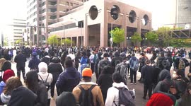 Protest over Ma’Khia Bryant’s death by police shooting In Columbus, OH