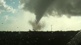 Tornado towers over Lone Star State