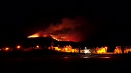 Gorse fire rages in Northern Ireland’s Mourne Mountains