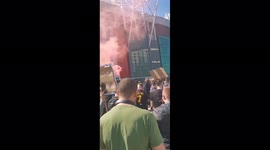 UK: Glazers Out Protest Old Trafford Stadium In Greater Manchester