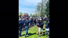 UK: Thousands March In Central London To Protest COVID-19 Lockdowns And Vaccine Passports