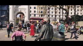 Small killthebill/BLM protest departs from Marble Arch and down Oxford Street