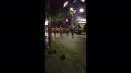 spontaneous march from Gaza in solidarity with the people of Jerusalem in light of the confrontations and escalation between the Israeli army and the Palestinians