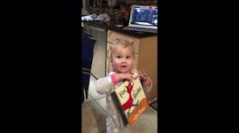 'F****** socks!' Toddler's hilarious attempt at naming her favourite book