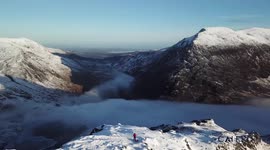 Cloud Inversion, Winter on Glyder Fach - Snowdonia - Eryri