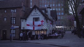 People hit the bars and beer gardens on St Georges day as lockdown eases in England