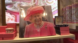 Chinaware in pink commemorates the 95th birthday of Her Majesty The Queen