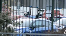 Bomb disposal attend Crawley College, Sussex following reports of gun shots being fired