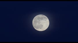 Tonights Super moon, aka the Pink moon, rises over East Sussex, UK