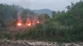 Myanmar tribes capture military outpost after heavy fighting close to Thai border