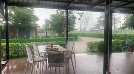 Tropical storm hits northern Thailand while moving across the country