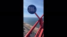 Stuck at the top of a rollercoaster 200ft in the air, only way down is the 400 stairs