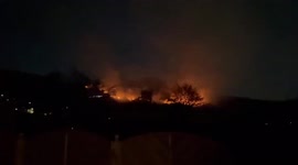 UK: Multiple Grass Fires Sweep Through In South Wales