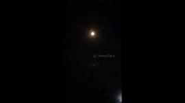 A meteorite falling right on me at night somewhere in Russia