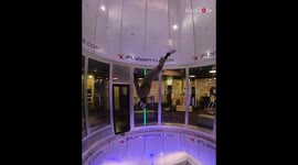 'Seattle Man Puts on a Stellar Indoor Skydiving Performance'