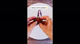 Artist recreates actress and singer Awkwafina using just food