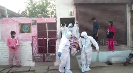 Muslim men perform funeral service for Indian woman as family members test positive for COVID-19