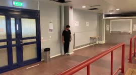 A guy doing a huge flip